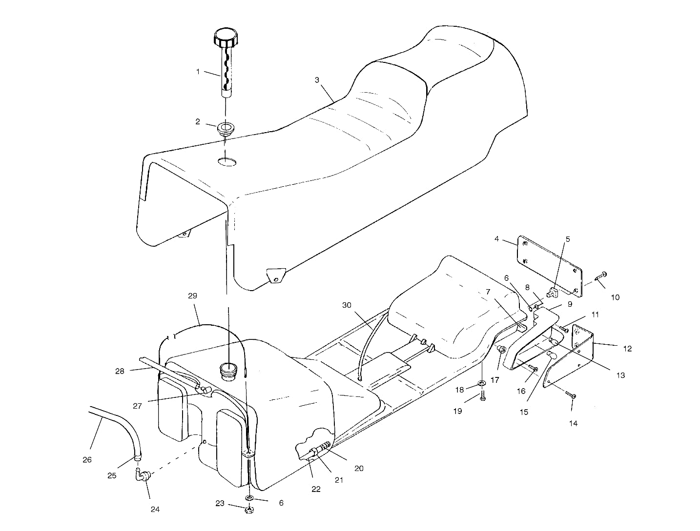 Polaris Snowmobile Lens, Right, Genuine OEM Part 5432032, Qty 1