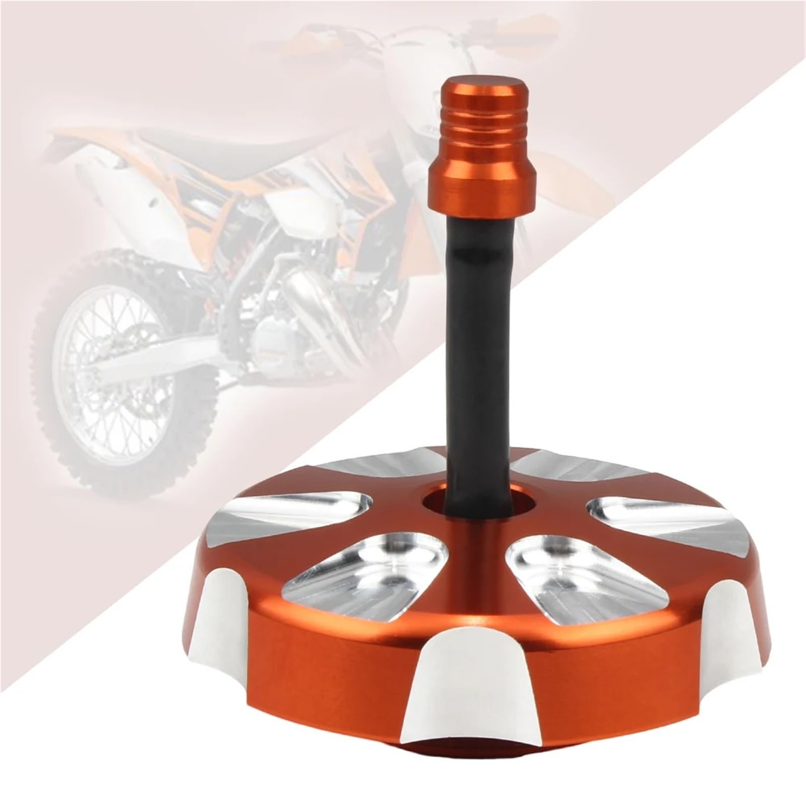 Tappo serbatoio Misura per KT-M SX SXF XC XCF XCW XCFW EXC EXCF 125 150 200 250 2011-2023 Accessori per tappo cellulare serbatoio moto Tappi Serbatoio Carburant(Orange)