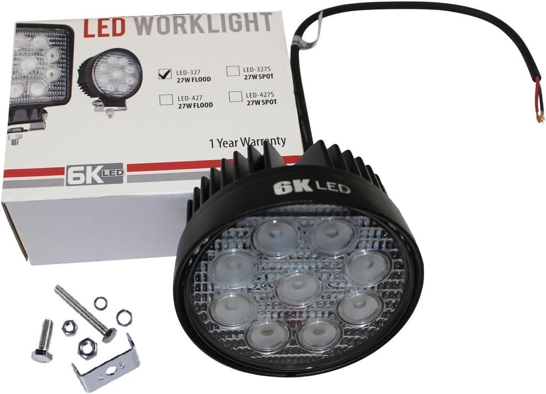 LED lighting Spot light 27w Round 12v ATV RV trucking led lighting 30degree spot beam off road