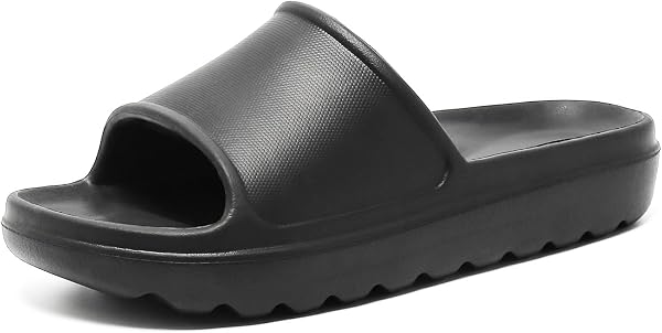 Badeschuhe Damen Herren Badelatschen Wasserdicht Schlappen Orthopädisch Slides Sandalen Rutschfest Badeschlappen - 1
