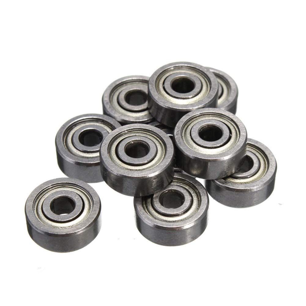 Roulement à billes 623ZZ en acier au carbone robuste à gorge profonde pour mécanique de précision
