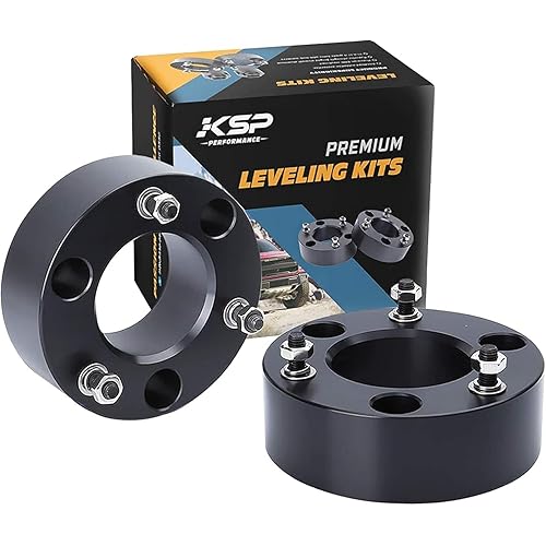 KSP 3" Front Leveling Kits for Silverado 1500 2WD/4WD 2007-2026, Sierra 2WD/4WD 2007-2026, 3 Inch Suspension Strut Spacers Lift Kits for Pickup with 6 Lug