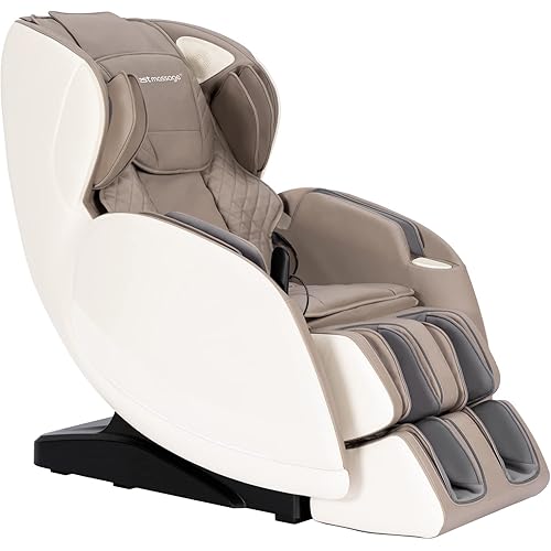 Massage Chair Full Body, SL-Track Electric Shiatsu Zero Gravity Massage Chair Recliner with Heating Back,Bluetooth,Foot Roller and Air Massage System Paint Baking Process for Home Office (Grey)