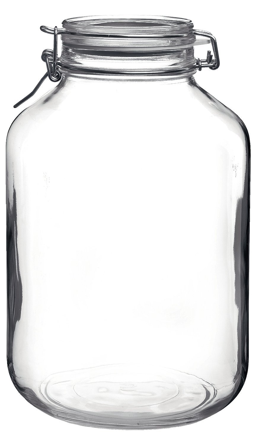 Bormioli Rocco Fido Round Clear Jar, 169-Ounce, 5 Liter (SYNCHKG066226)