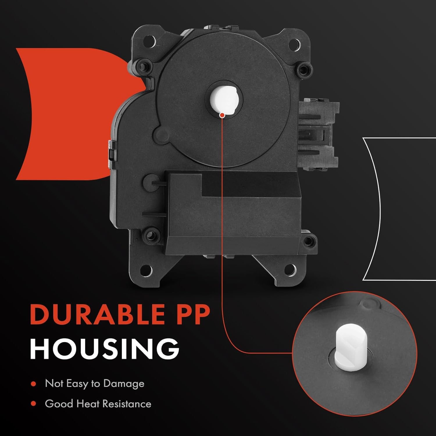 A-Premium HVAC Heater Blend Door Actuator, Compatible with Toyota Camry 1997-2001, Solara 1999-2003, Main, Mode Actuator, Replace# 87106-06060, 87106-06100