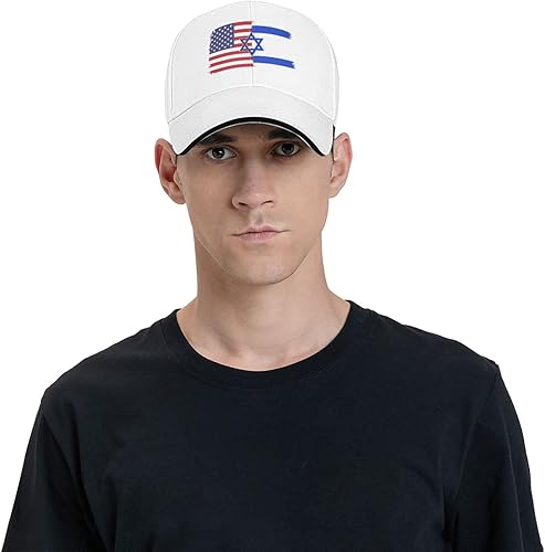 Miniatura 9 de Kkaingg Support Israeli, gorra de béisbol con la bandera de Israel con la bandera de Israel, gorra de camionero para hombre, sombrero de papá