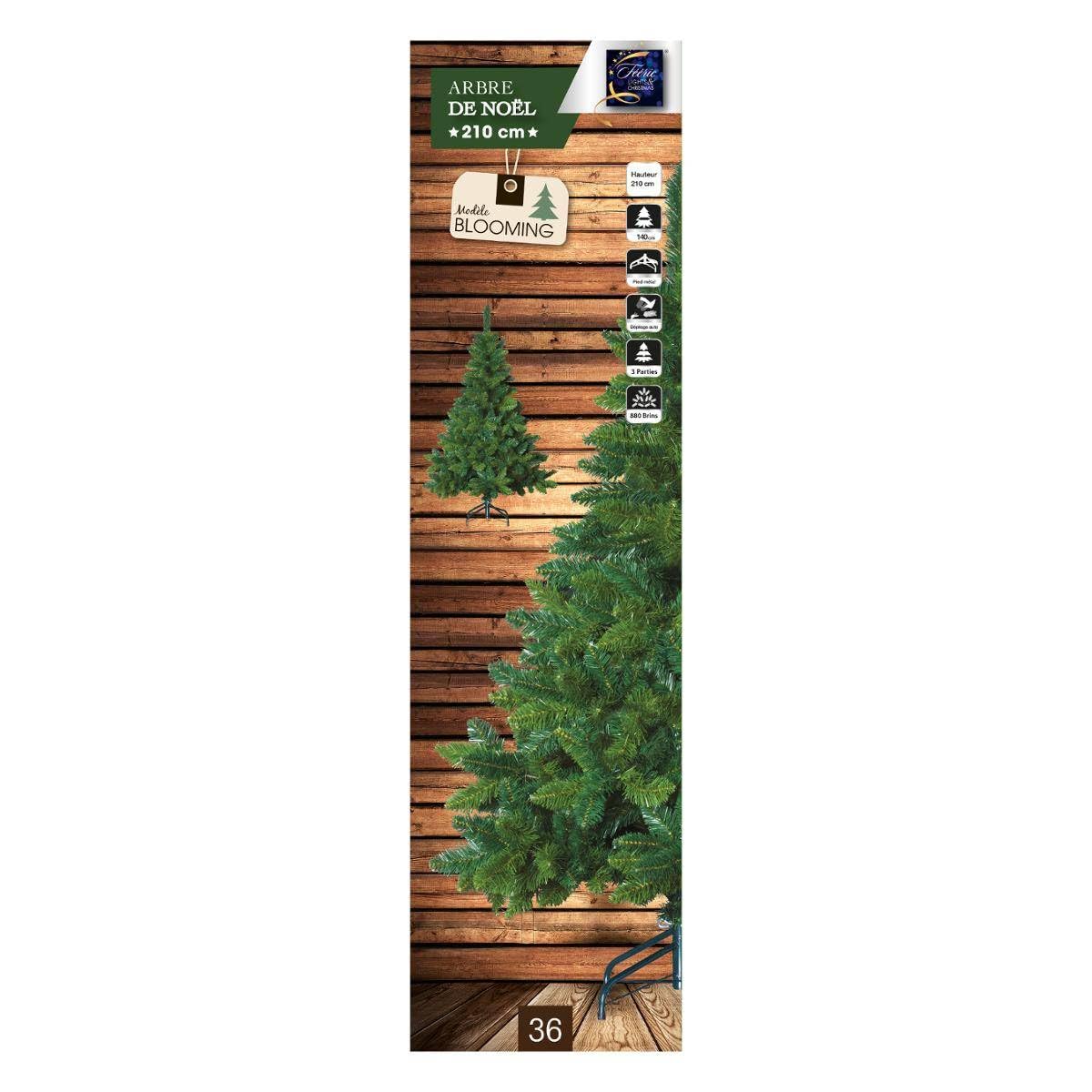Sapin de Noël Artificiel Vert qualité Premium H 210 cm - Feeric Christmas