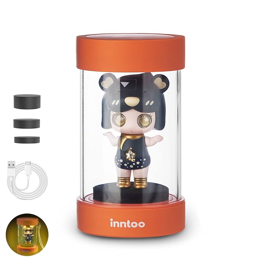 Amazon | コレクションケース led センサー付き 台座付き 間接