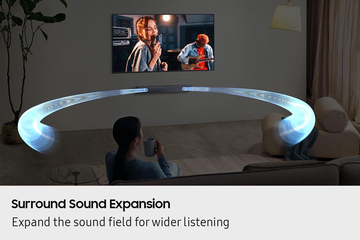 SAMSUNG HW-B400F/ZC- Soundbar a 2.0 canali con Dolby Digital 2.0, 4 altoparlanti, Bluetooth, HDMI ARC [Canada] (2025)