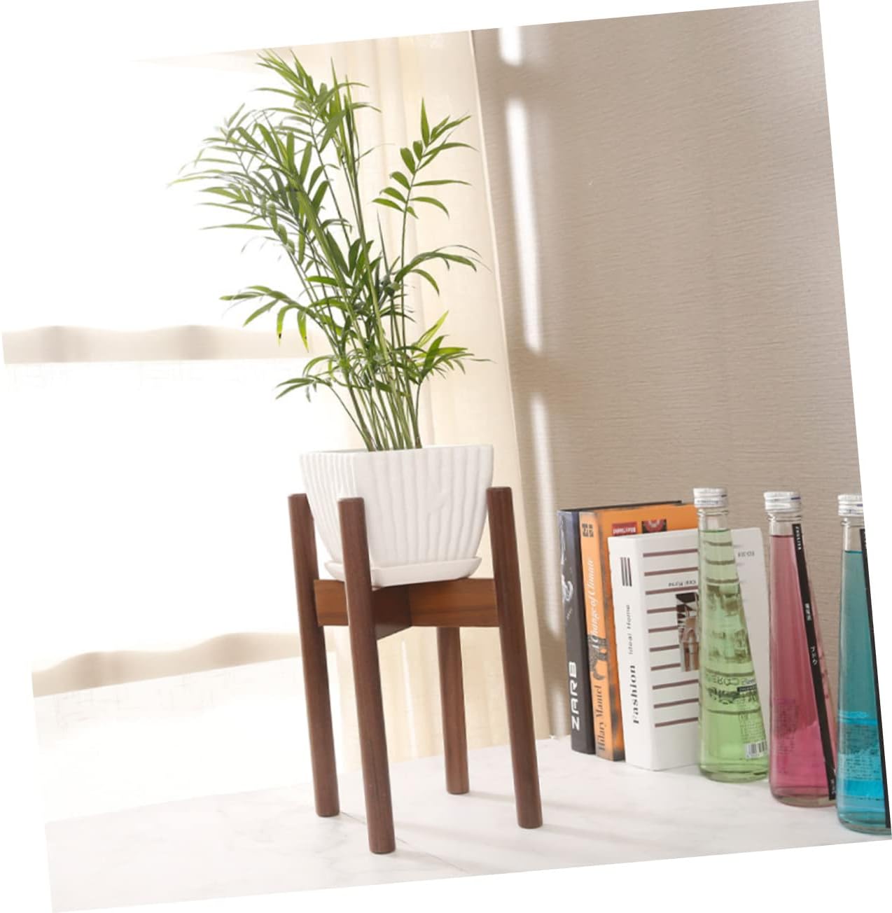 Solid Bracket Pot Rack Stand Indoor Plant Stand Elegant Decor Sturdy Construction