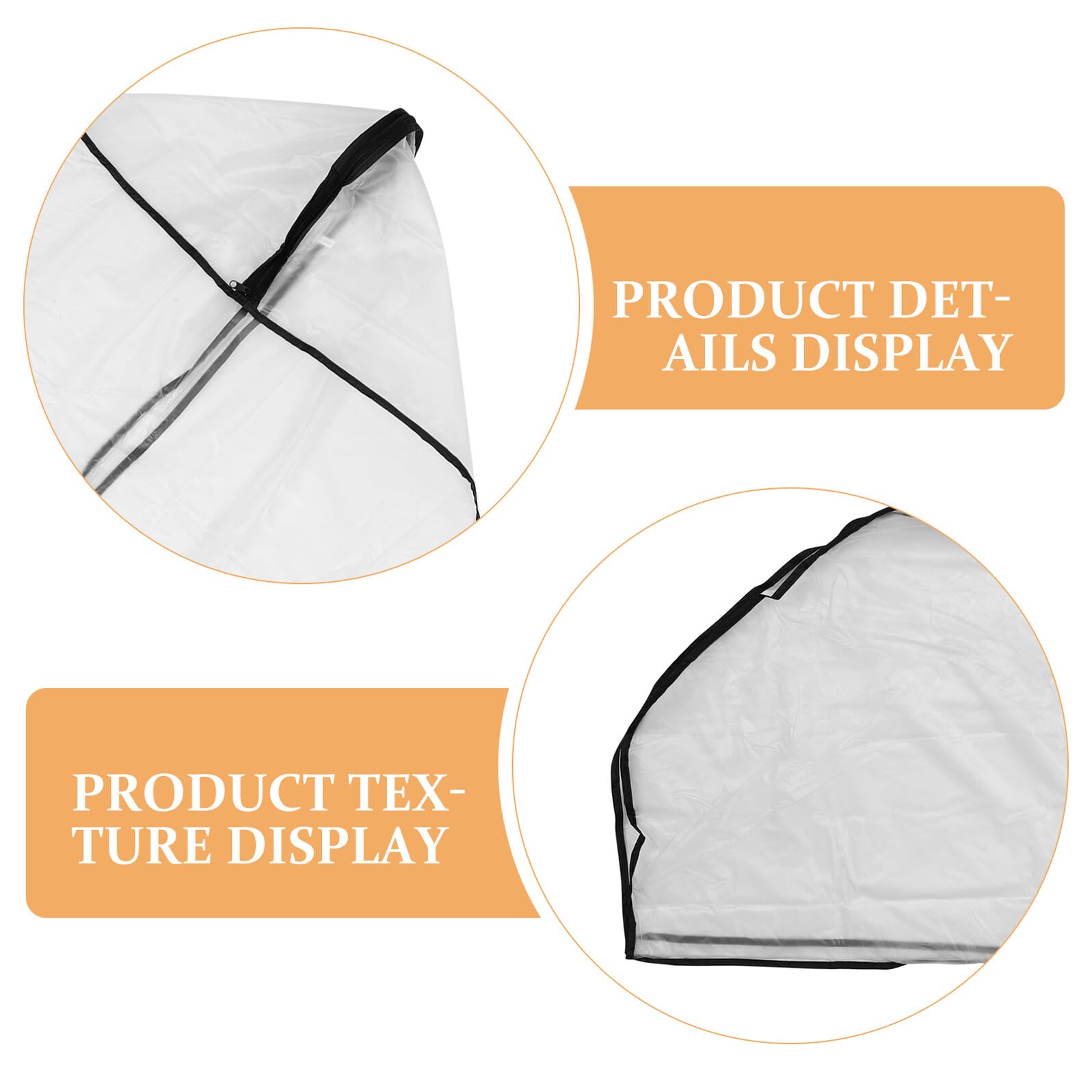 2 Fundas Impermeables para Bolsas De Golf para Exteriores De PVC Transparente