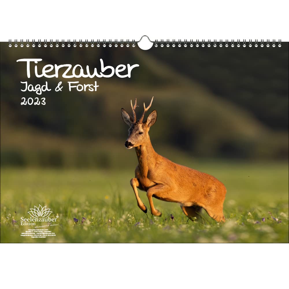 Tierzauber Hunting & Forst DIN A3 Calendar for 2023 - Seelenzauber