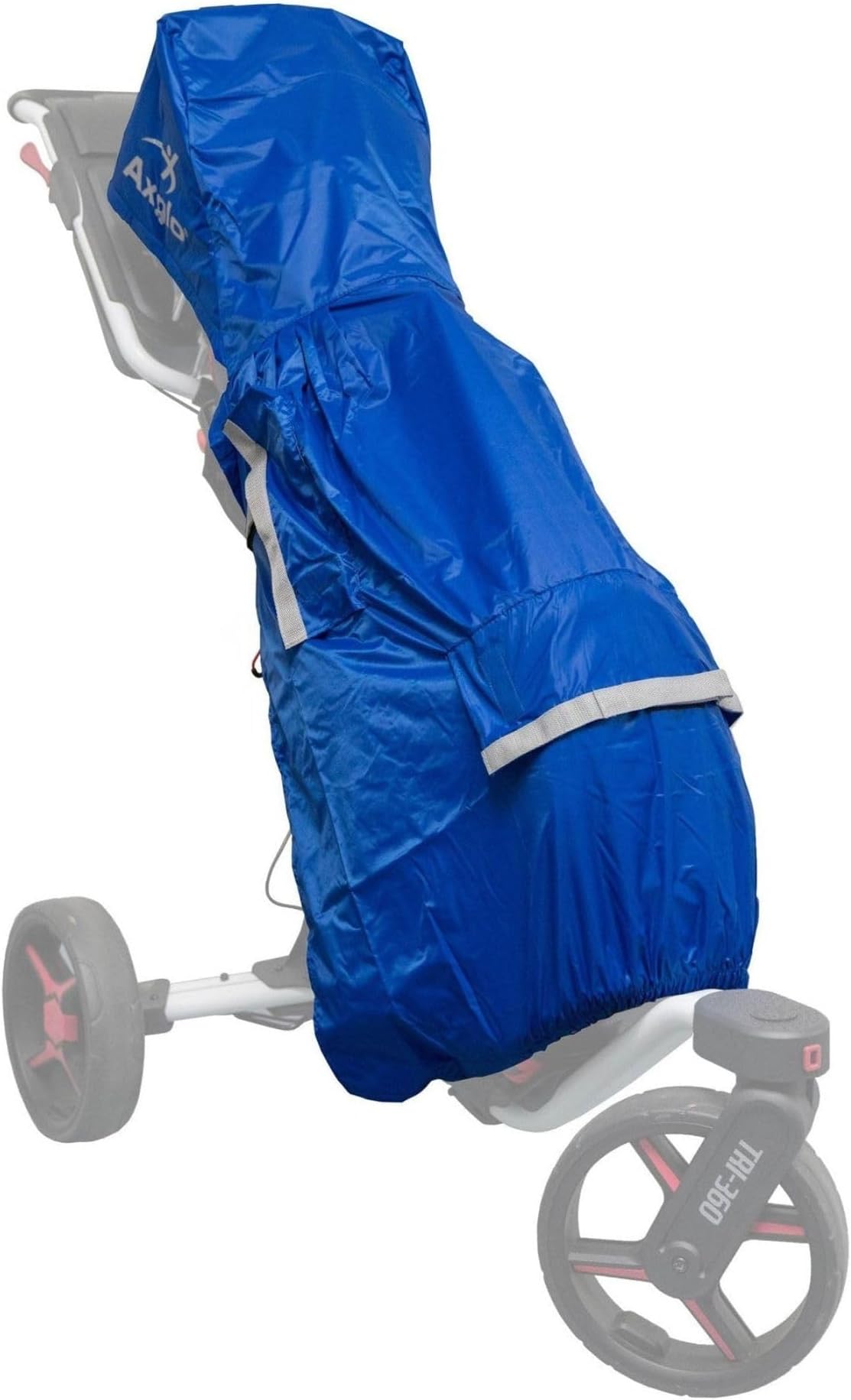 AxgloGolf Bag Full Rain Cover - Golf Cart Rain Cover -Waterproof - Rainproof - Lightweight - for Golf Push Cart - 3 Wheel - 4 Wheel - Electric Cart | Rain Hood | Golf Bag Accessories