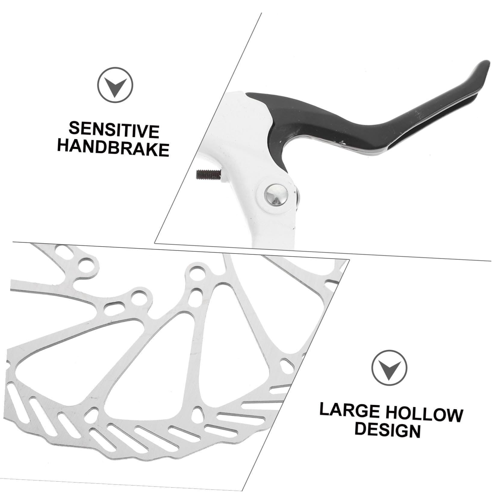 Luxshiny Frenos De Disco De Bicicleta Ahuecados Duraderos De Alta Resistencia Diseño CNC Torneado, Freno De Disco Ligero, para Bicicleta De Montaña Uso Adulto Ciclismo