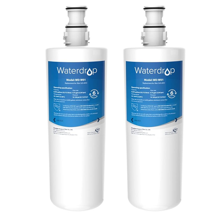Amazon.co.jp: Waterdrop 3US-AF01 Undersink Water Filter