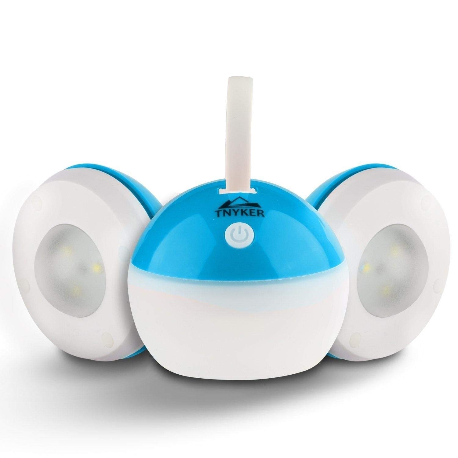 Outdoor Camping Lantern Usb Rechargeable Flashlight Torch Mini Lamp Blue -z1012-1