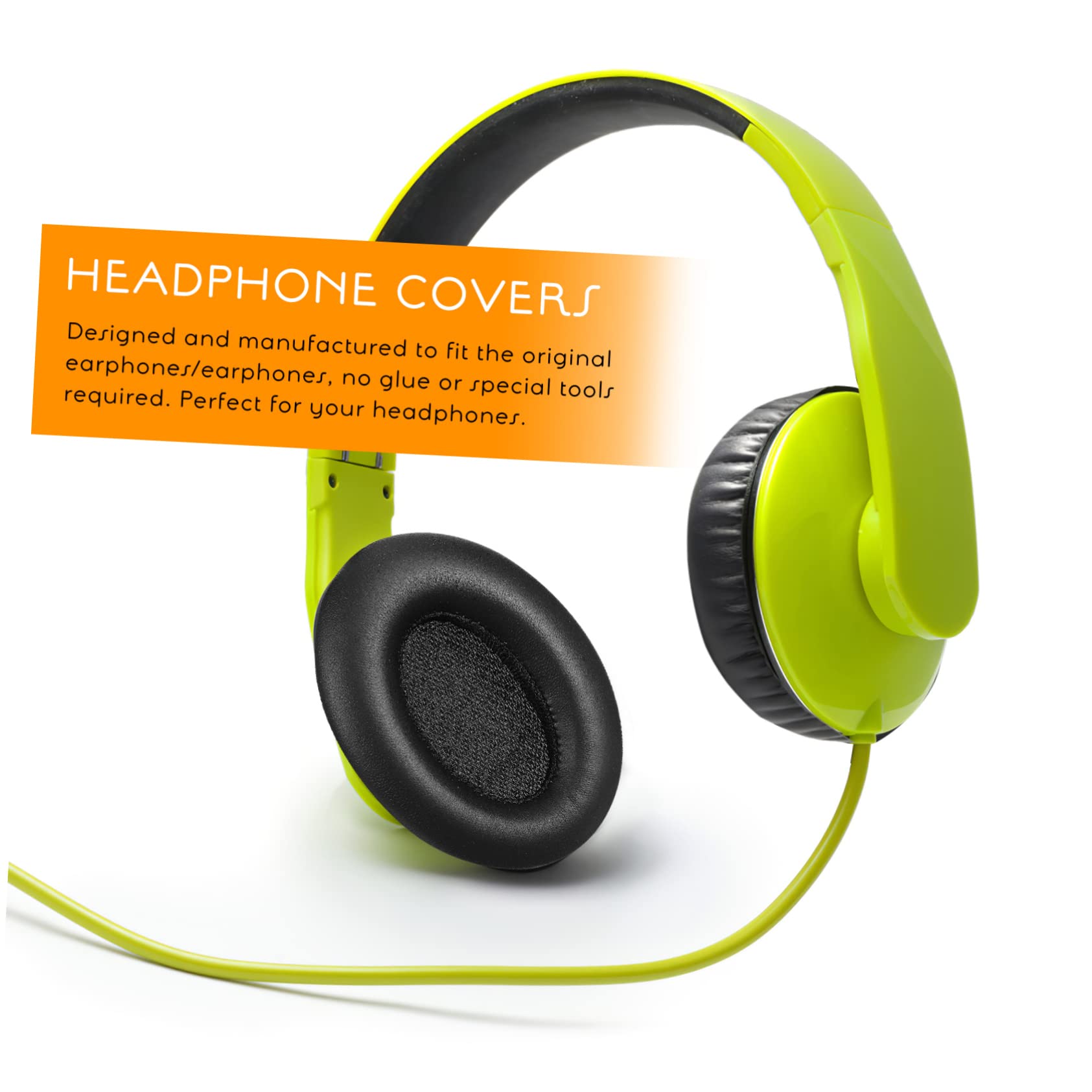 4 Paia Cuscinetti Auricolari Ricambio Compatibili con Cuffie Pad per Cuffie Ear Facile Installazione e Resistente Urti