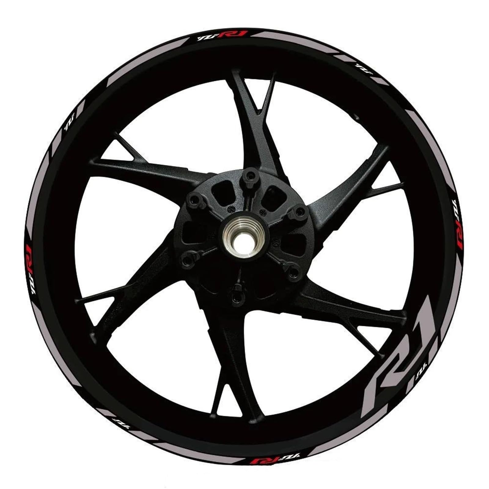 Wheel Stickers Motorcycle Reflective Wheel Decal for YZF R1 YZFR1 YZF-R1 Hub Stickers Rim Protector Kit Rim Reflective Decal