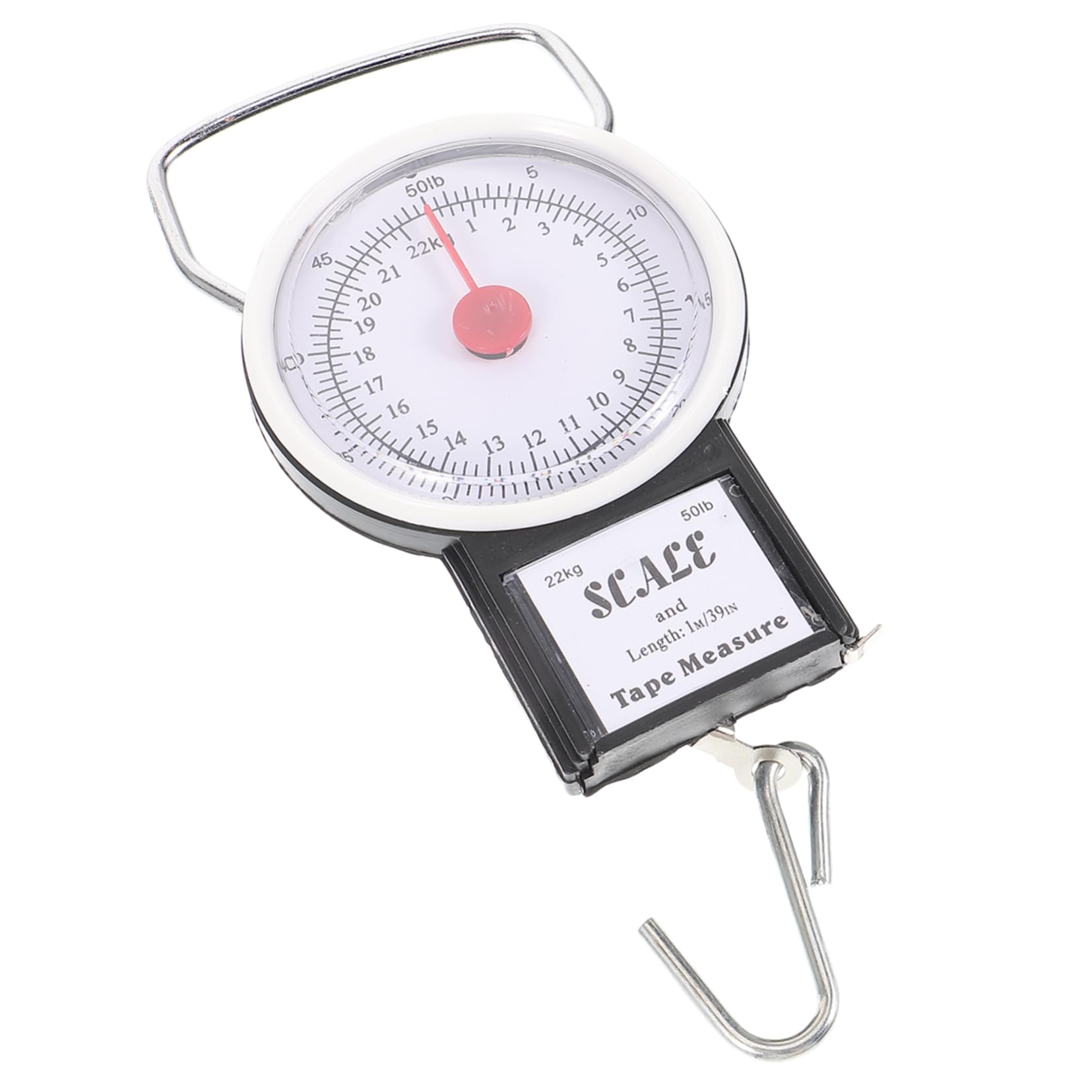 BESTonZON 5 Pièces Balance à Suspendre Portable Pèse Bagage Pratique avec Crochet pour Voyage Camping et Shopping