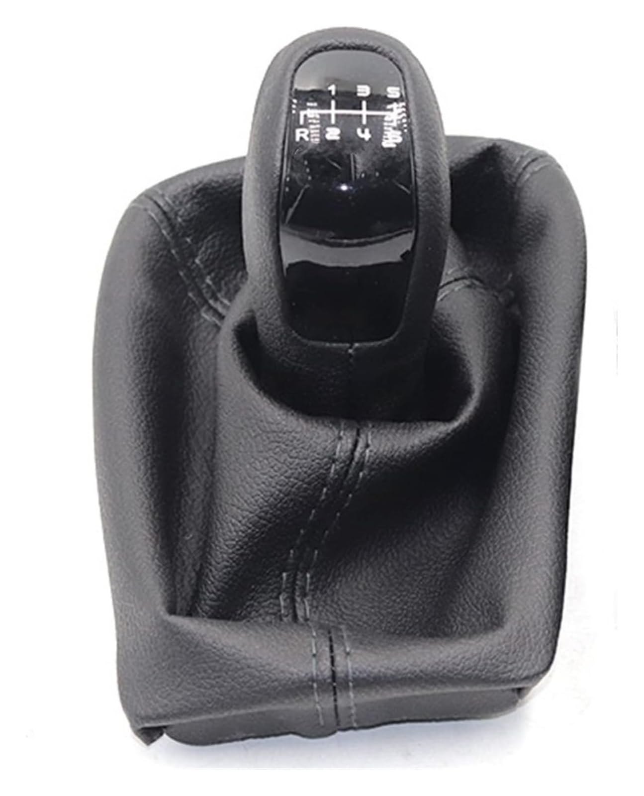 UTONGMU Manual Gear Shift Knob for Benz W203 W204 W209 Car Gear Shift Knob Automatic with Black Leather Boot