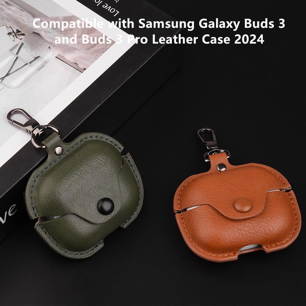 Amazon.com: Leather Case Compatible with Samsung Galaxy Buds 3 Pro