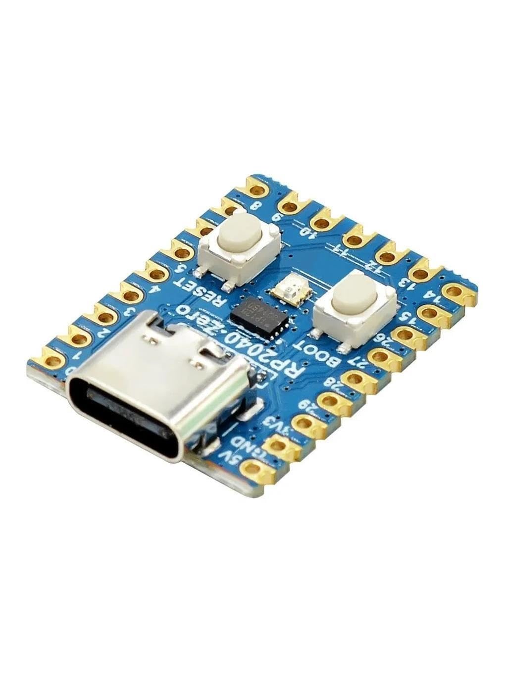 Carte de développement de microcontrôleur Raspberry PI RP2040-Zero, Carte mère PICO, processeur Double cœur, Mini for électro(RP2040-Zero,50PCS)