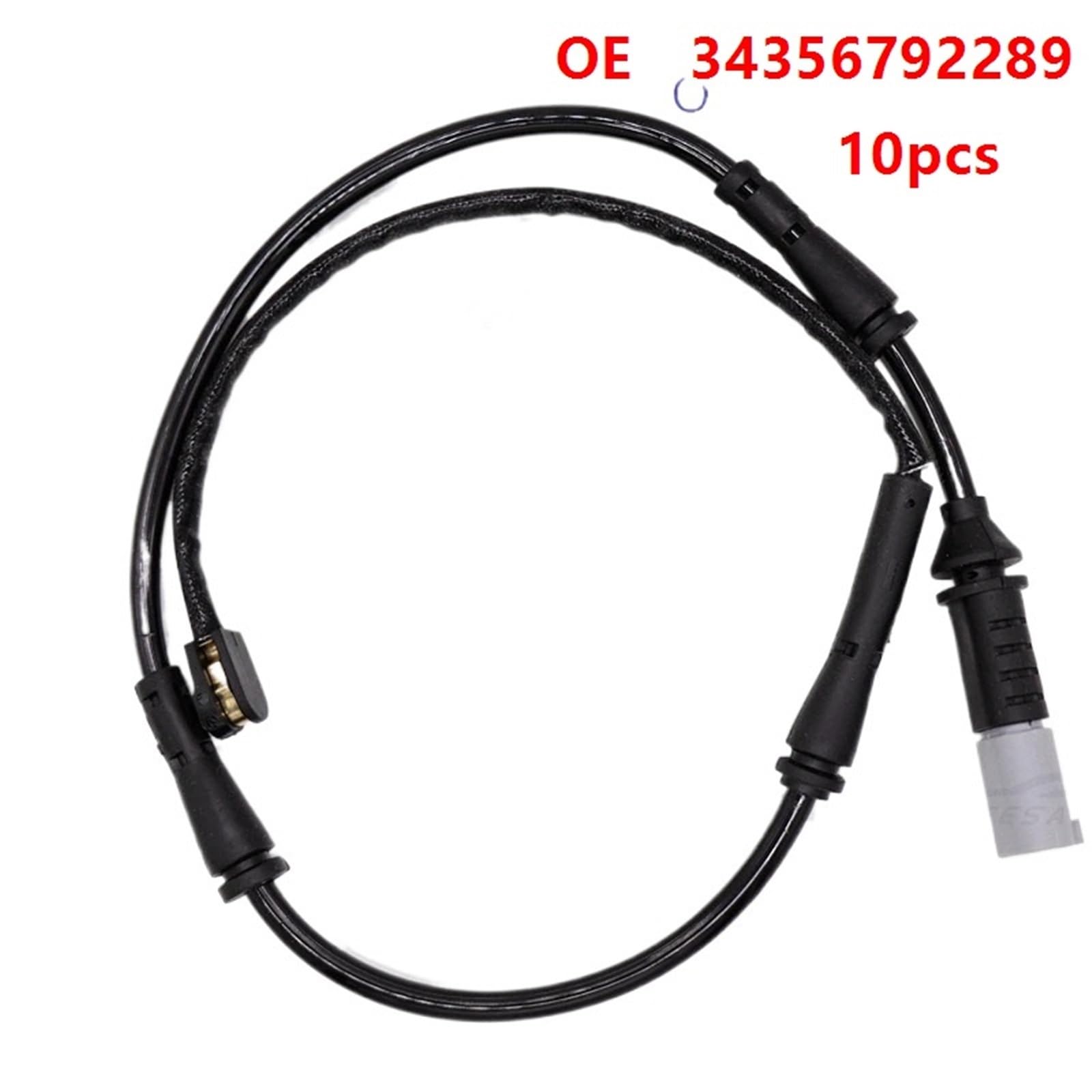 Genérico Sensor de Desgaste de Pastillas de Freno Sensor de Desgaste Pastillas Freno del Eje Delantero Izquierdo (10 Unidades) para BMW Serie 1 F20 3 F30 34356792289 Accesorio automático