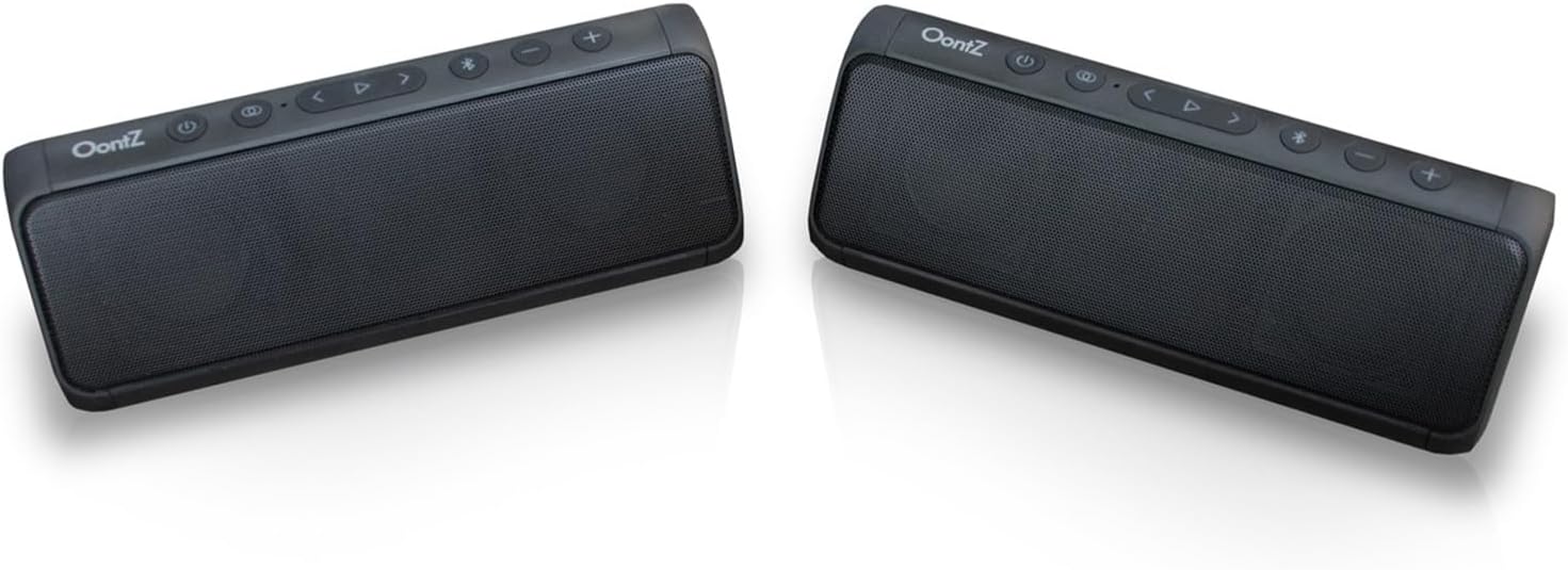 OontZ PRO Dual Bluetooth Speaker, 21-Watts Louder Volume, Exceptional Sound & Bass, 100ft Wireless Range, Waterproof