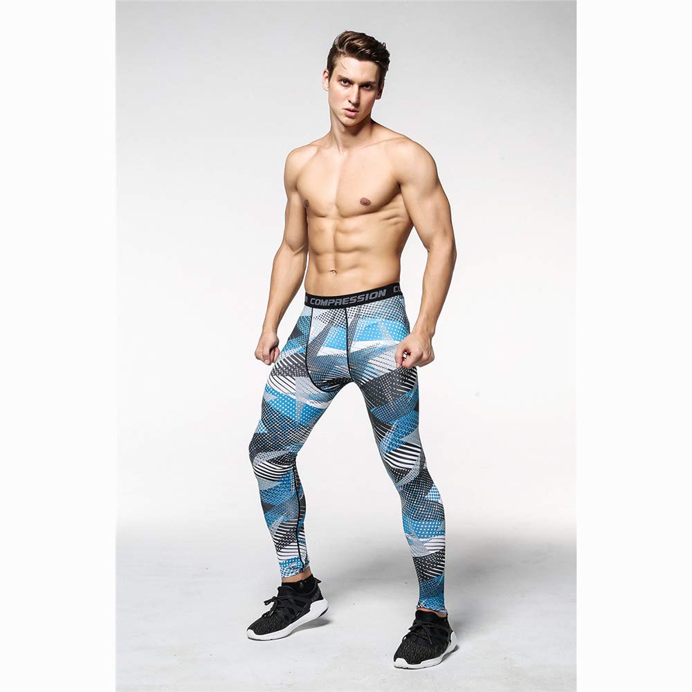 Kompressionsshirt Laufshirt Sportshirt, Kompressionshose für Herren - Fitnessbekleidung - elastischer Anzug - Enge Unterwäsche - Sportjersey - schnell trocknender Stoff.