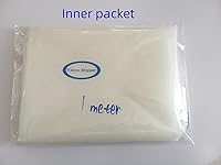 Vista 5 de 100 cm * 114 cm 100% Tela de Seda Natural Blanca Organza de Seda Gasa para Bodas, Material de Forro de Moda