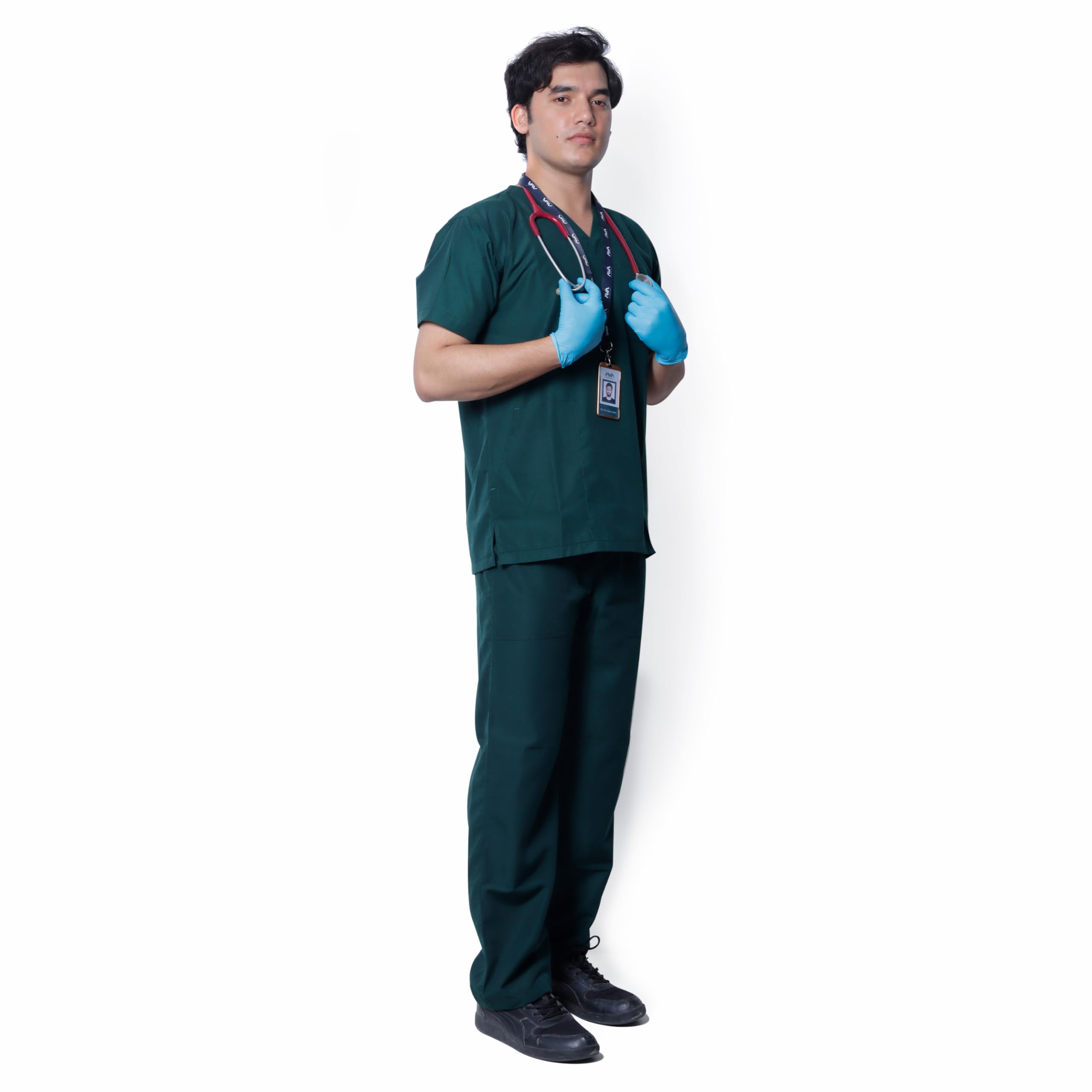 Robustt Classic Scrub Suit Set for Men - Green (XX-Large) | Poly Viscose Fabric | Ultimate Comfort and Breathability | Adjustable Fit | Multiple Pockets | V-Neck (B0D86NFWQP) Amazon Price History, Amazon Price Tracker