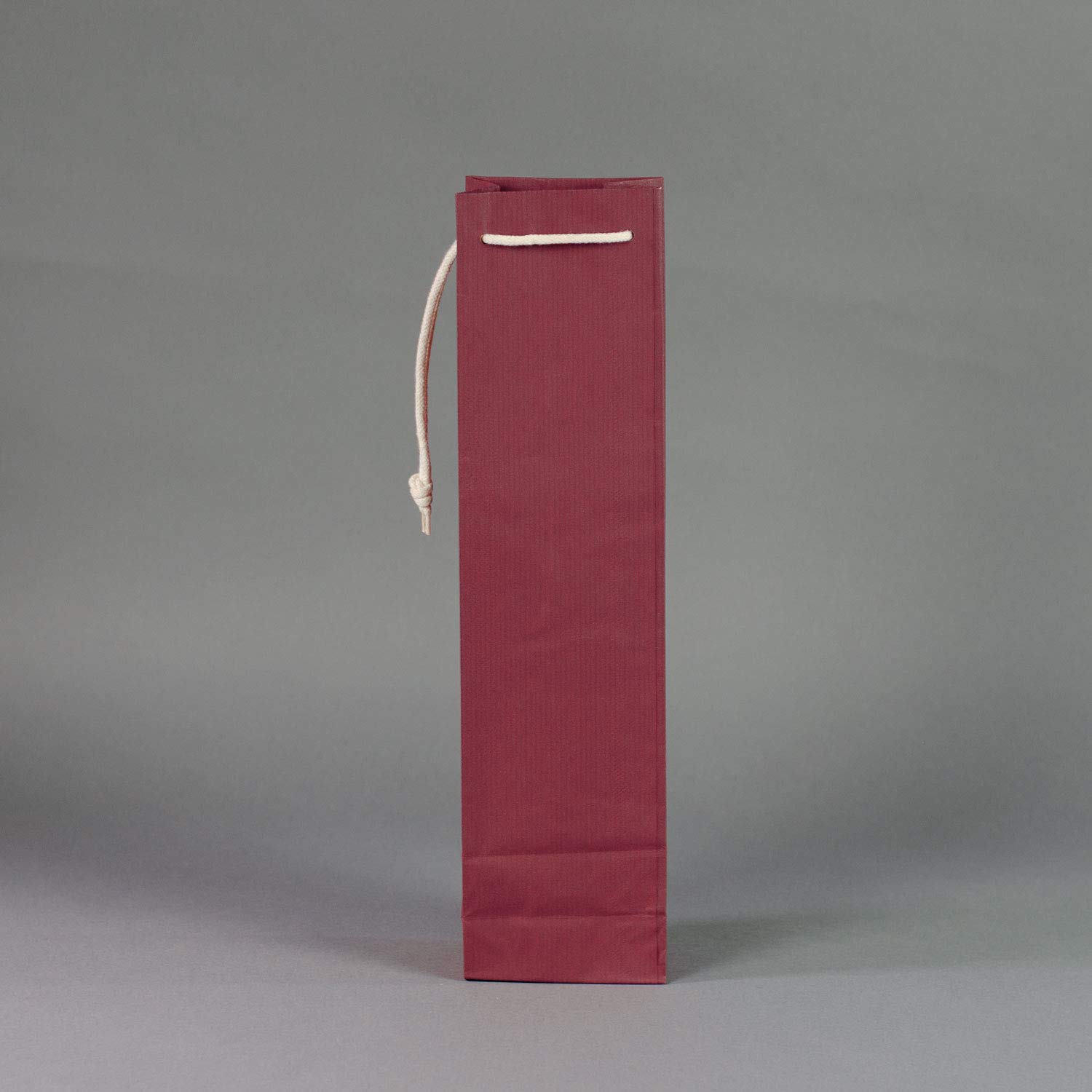 100 x Flaschentaschen rot 9,5+6,5x38 cm | Flaschentüten | Geschenktüte Flasche Wein | Weintaschen | HUTNER