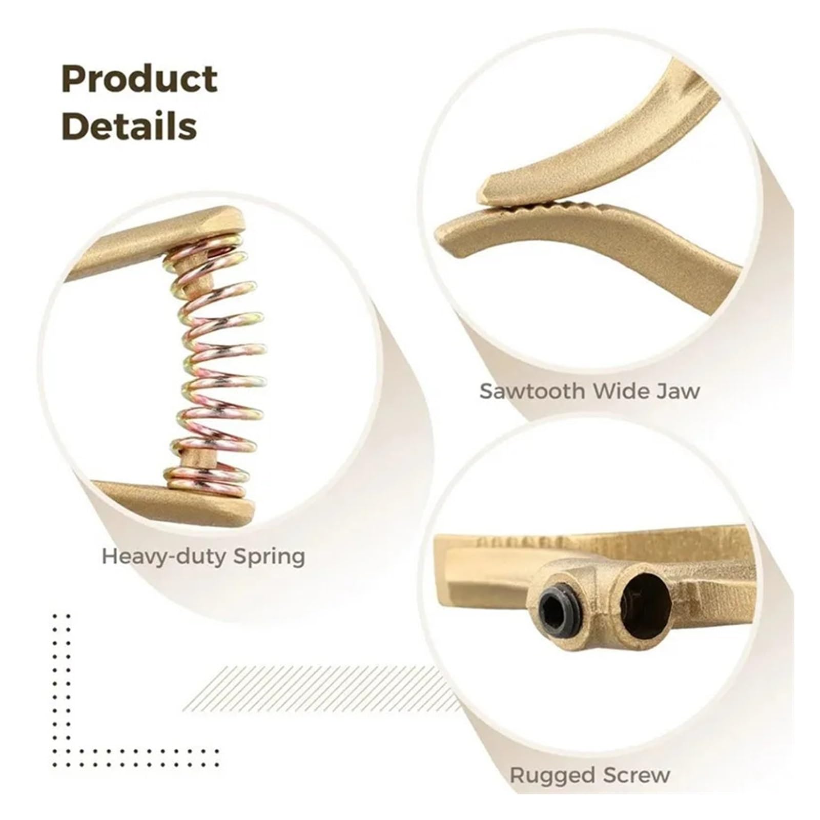 Pinza massa per saldatrice Morsetto di terra for saldatura stile T Terra in ottone da 500 A