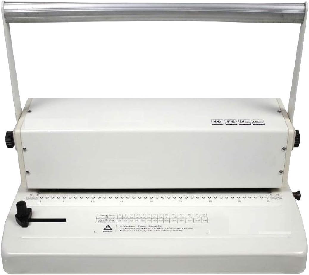 - VERENA Spiral Binding Machine A4 / 14-16 Sheets of 70 GSM & 40 Holes Heavy Duty Machine