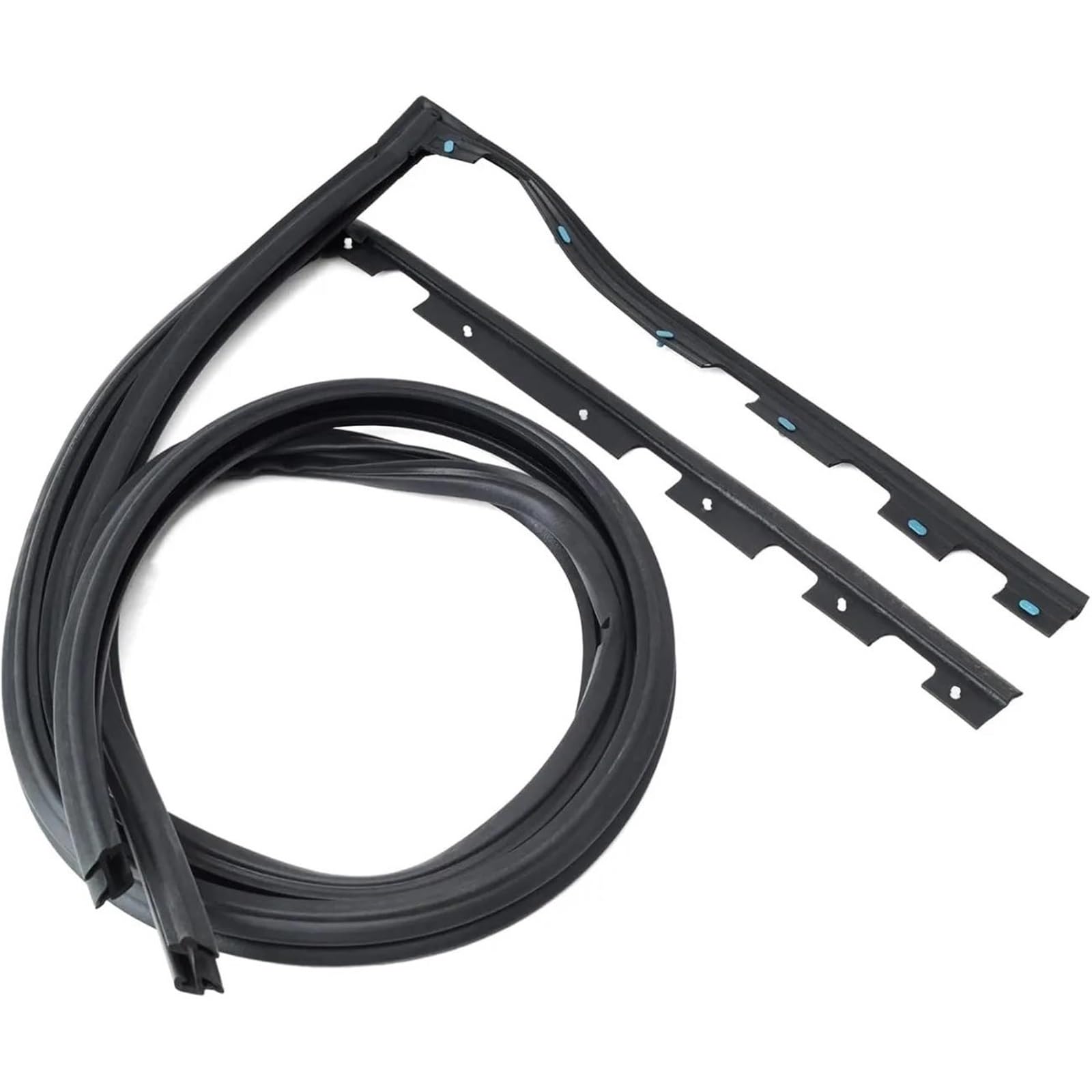 Yijiavsx One Color Car Weather Stripping For Civic Ek9 Ek4 Ej7 1996-2000 Door Sealing Strip Front Weatherstrip Seal Set 72325-S03-G01 72365-S03-G01