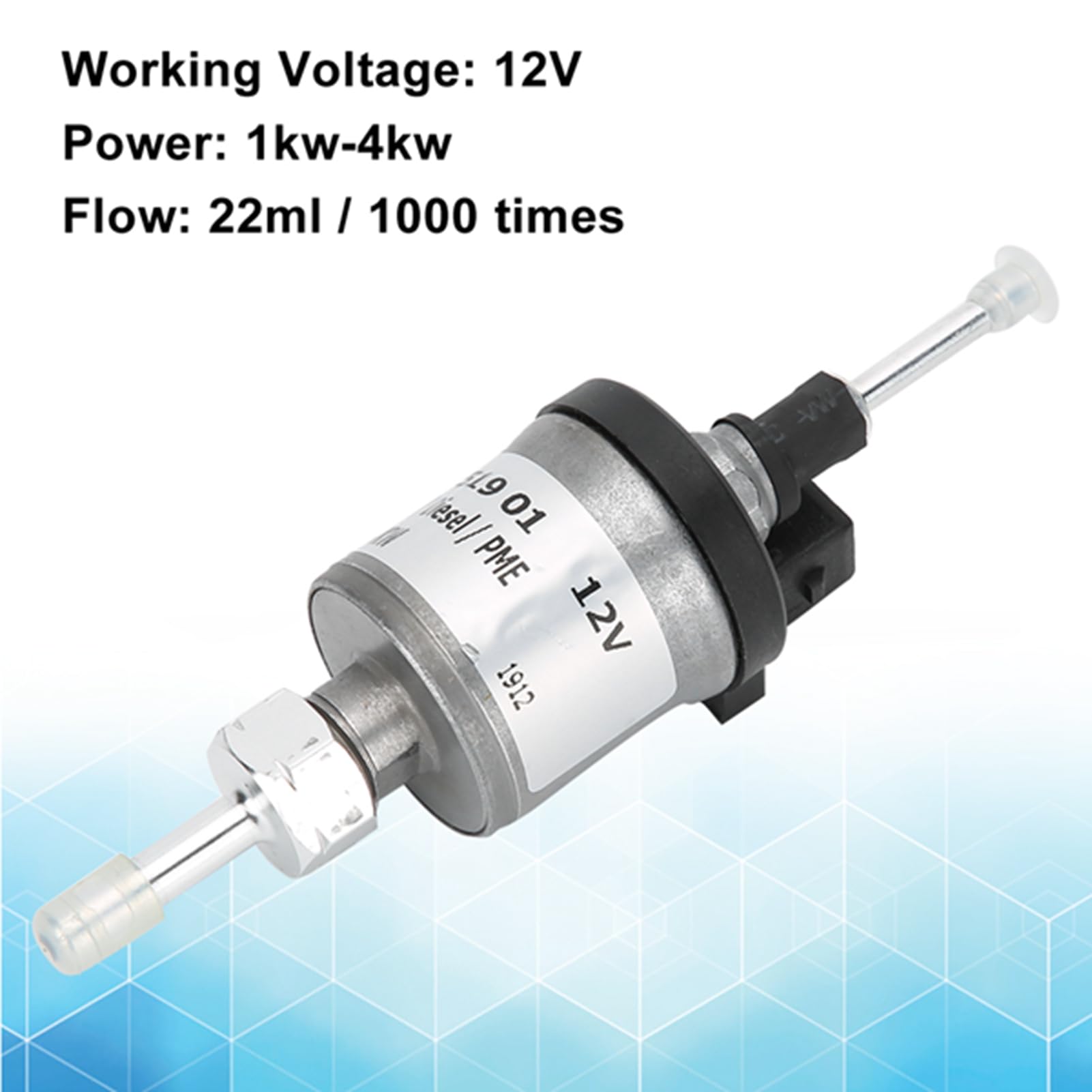 Pompa Dosatrice Riscaldatore HEEPDD 12V Per Eberspacher Airtronic D2/D4 - Basso Rumore, 22ml