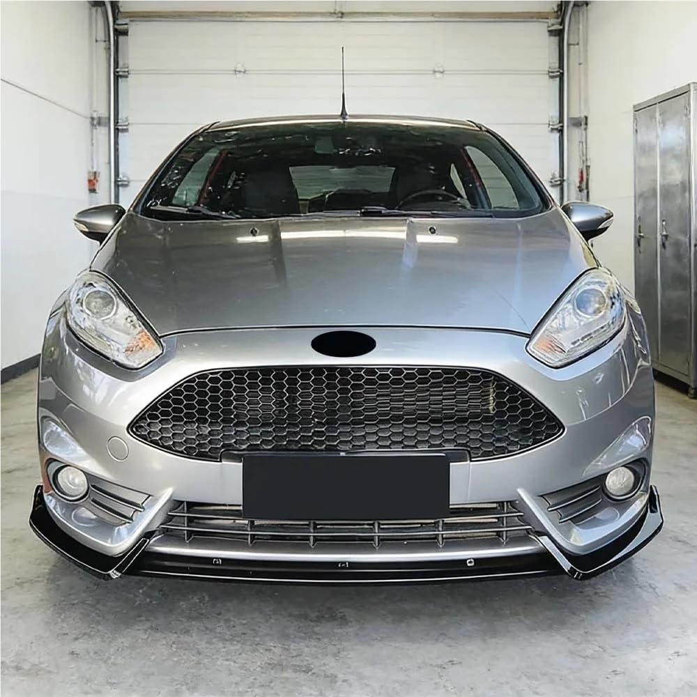 Kompatybilny do Ford Fiesta MK6 ST 2012-2017 Zestawy przednich łopaty z przednim zderzakiem(Carbon Look)