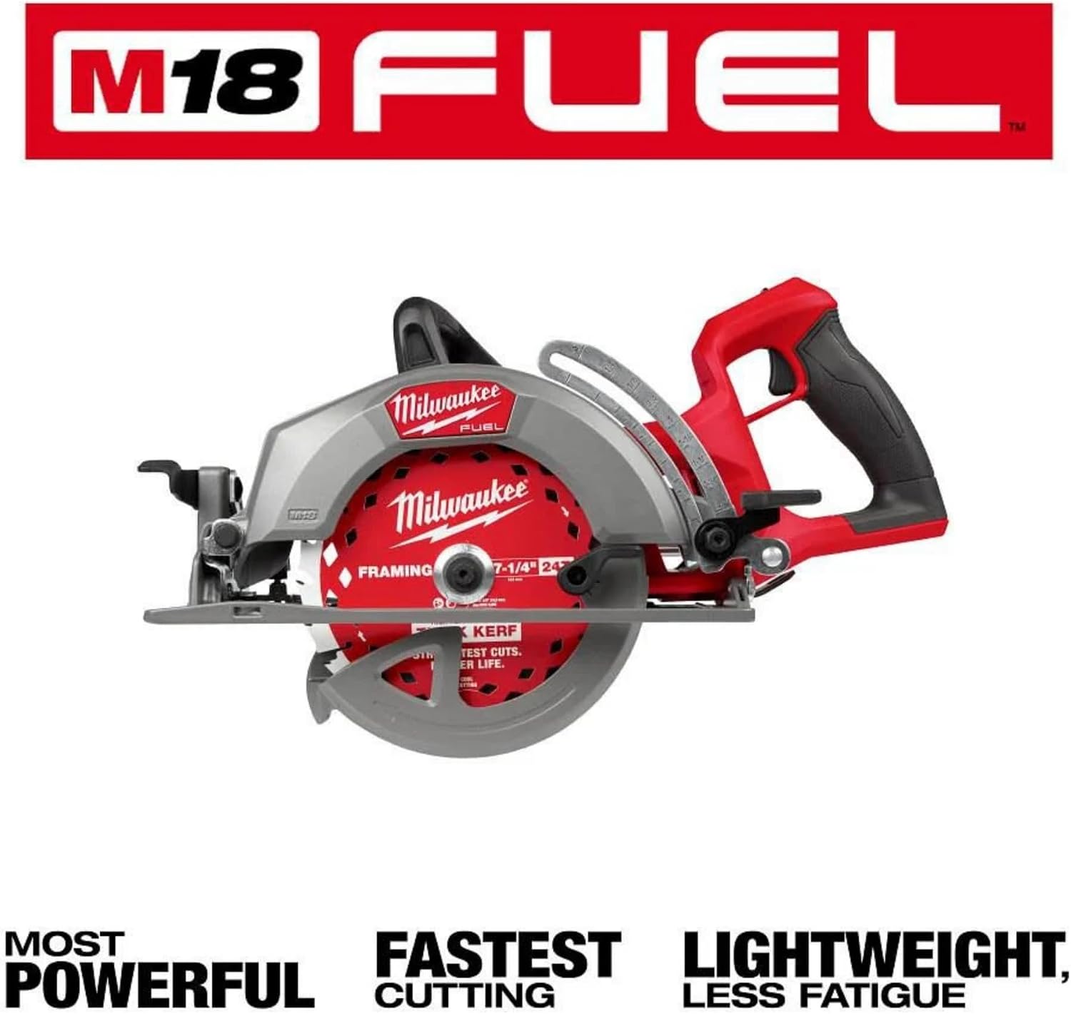 Milwaukee M18 FUEL 7-1/4 Inch Rear Handle Circular Saw (Bare Tool)