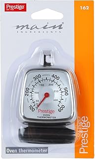 Prestige Oven Thermometer|Durable|High Accuracy|Wide Temperature Range-Silver