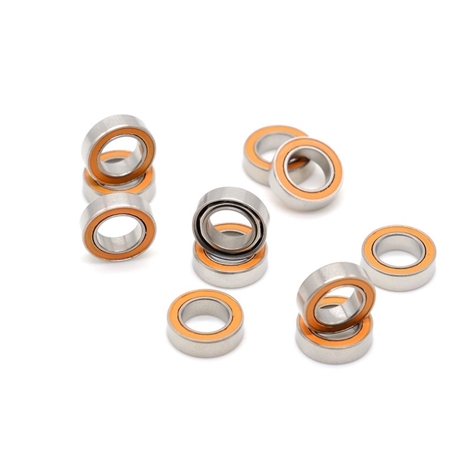 Cuscinetti for mulinello da pesca 6 * 10 * 3mm SMR106 2RS Cuscinetto ad aria ibrido in ceramica in acciaio inossidabile SMR106RS SMR106 2RS 2 pezzi