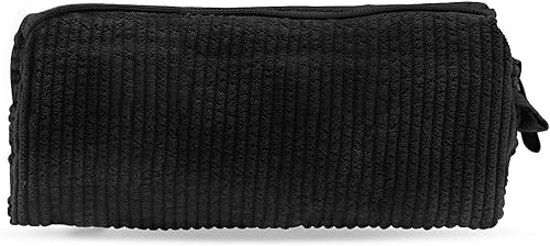 Boobeen Bolsa de cosméticos para mujer, bolsa de maquillaje de pana, organizador de maquillaje, bolsa de herramientas, pequeña bolsa de maquillaje