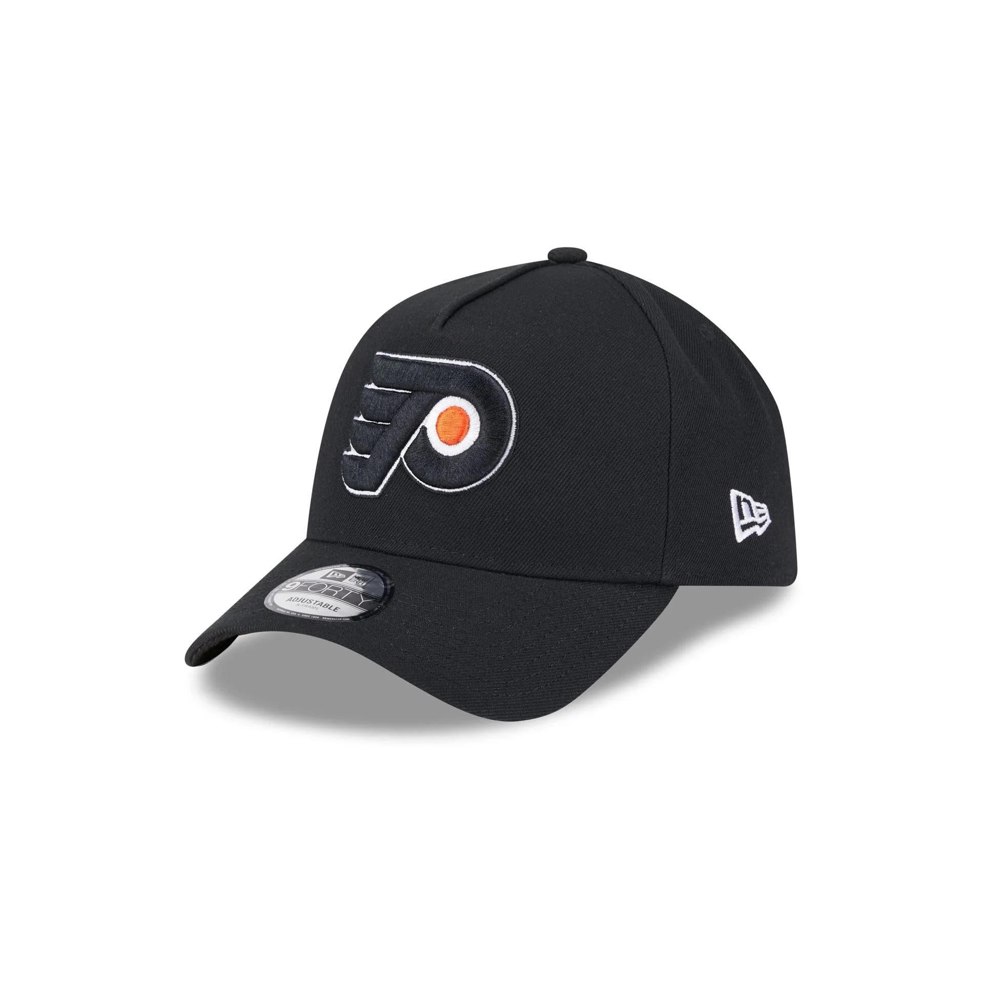 New Era Philadelphia Flyers NHL Injection Black 9Forty Adjustable A-Frame Cap