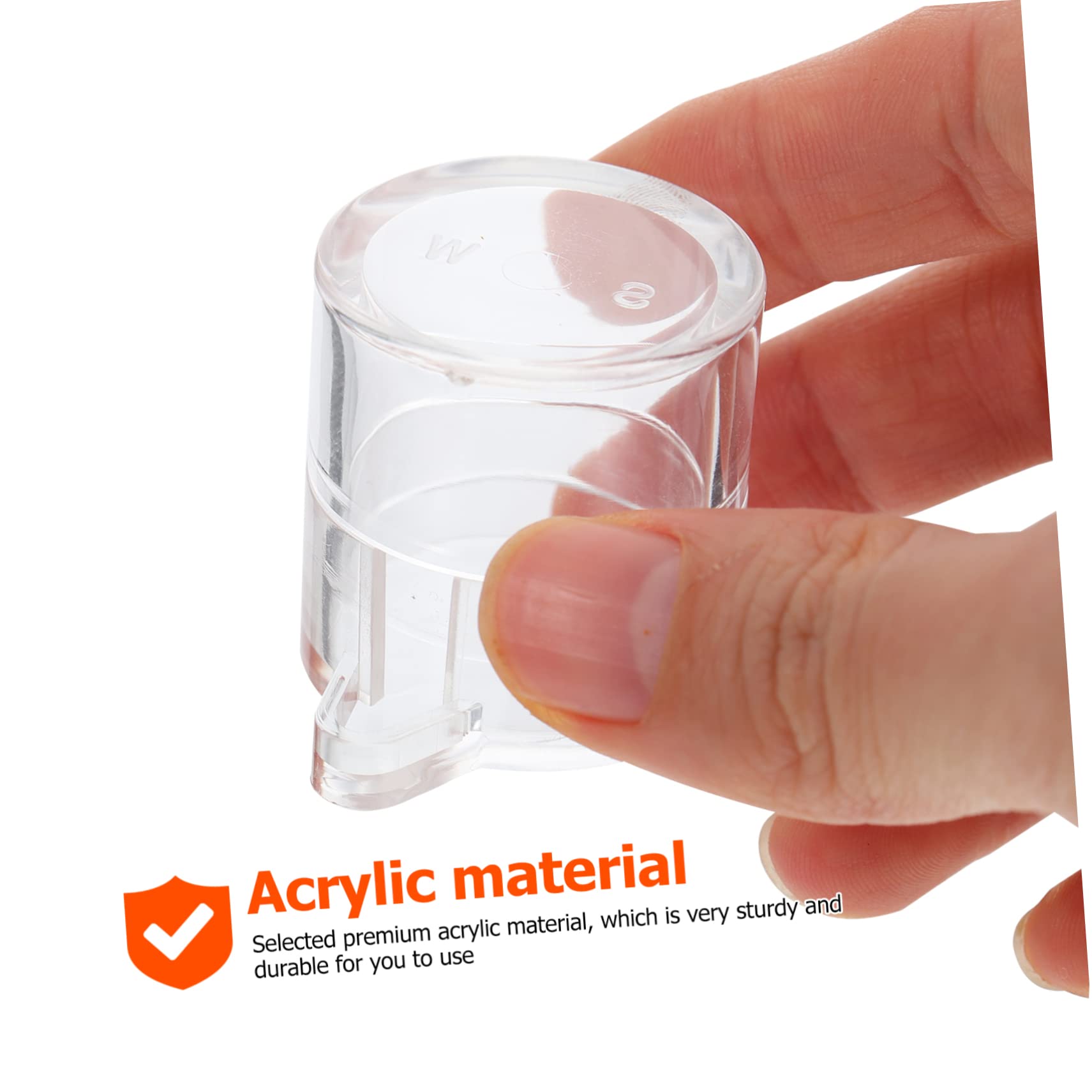 2pièces Gamelles à Eau pour Fourmis Acrylique Mangeoires pour Nid De Fourmis Abreuvoirs Transparents avec Port d Alimentation Séparé