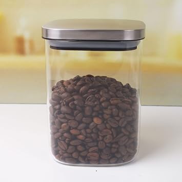 Deconox 700ml Sealed Vacuum Metal Lid Borosilicate Glass Jar – Airtight & Durable Food Storage Container (10cm x 13cm)