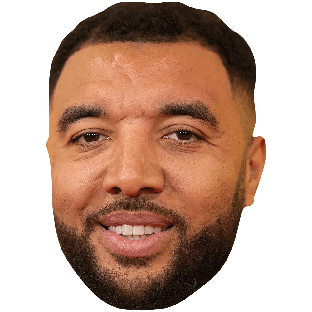 Troy Deeney (Beard) Celebrity Mask, Flat Card Face, Fancy Dress Mask