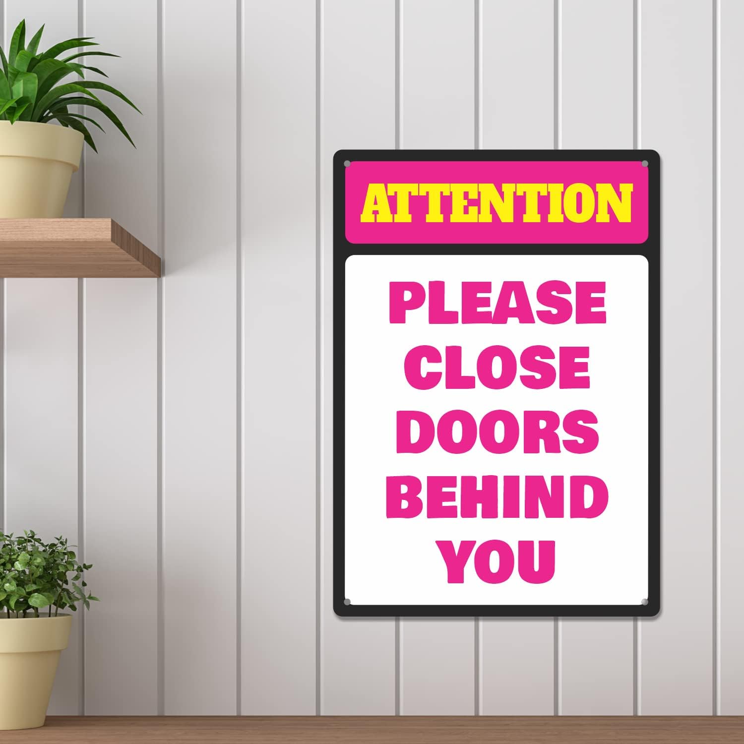 Custom Metal Sign for Outdoor and Indoor made from weatherproof non rusting aluminum. Full Color, UV Ink lasts years. Customized No Trespassing Signs, Personalized Delivery Signs for home or office. 14" x 10" - by ATX CUSTOM SIGNS