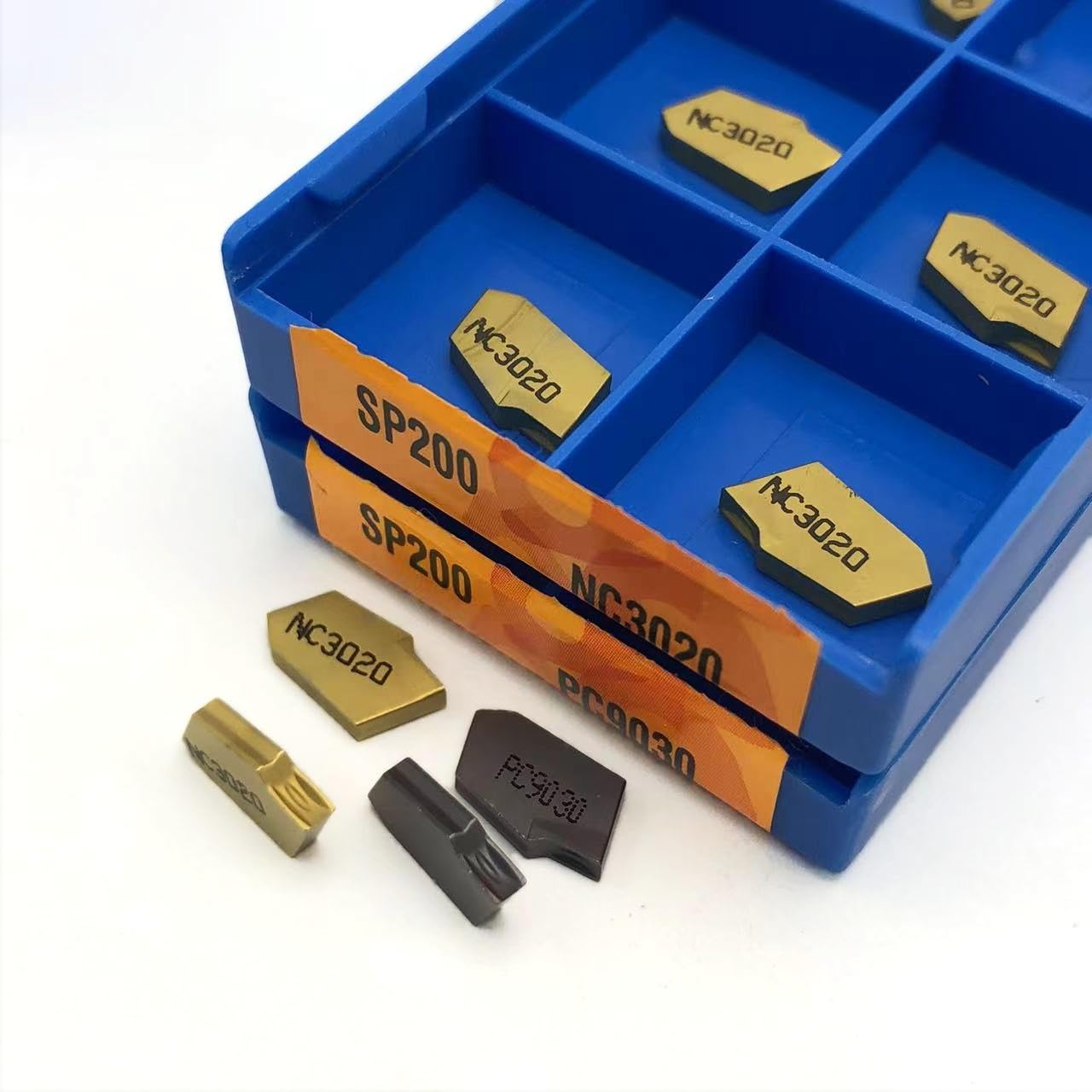 SPW品 Grooving Inserts SP200 SP300 SP400 PC9030 NC3020 NC3030 Grooving
