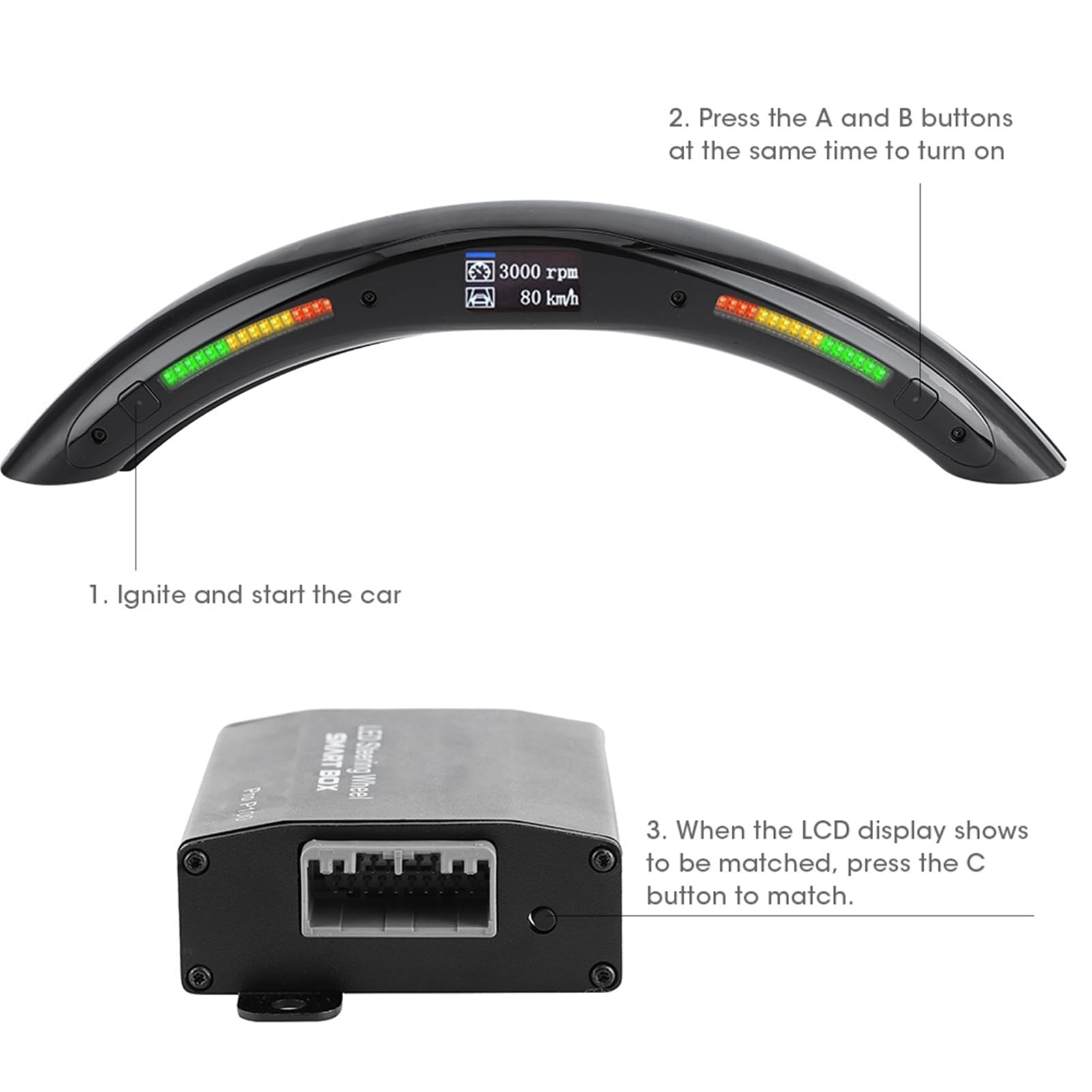 Amazon | XTevu レースカー シフト ライト - 第 4 世代 LED Amazon | XTevu レースカー シフト ライト - 第 4 世代 LED
