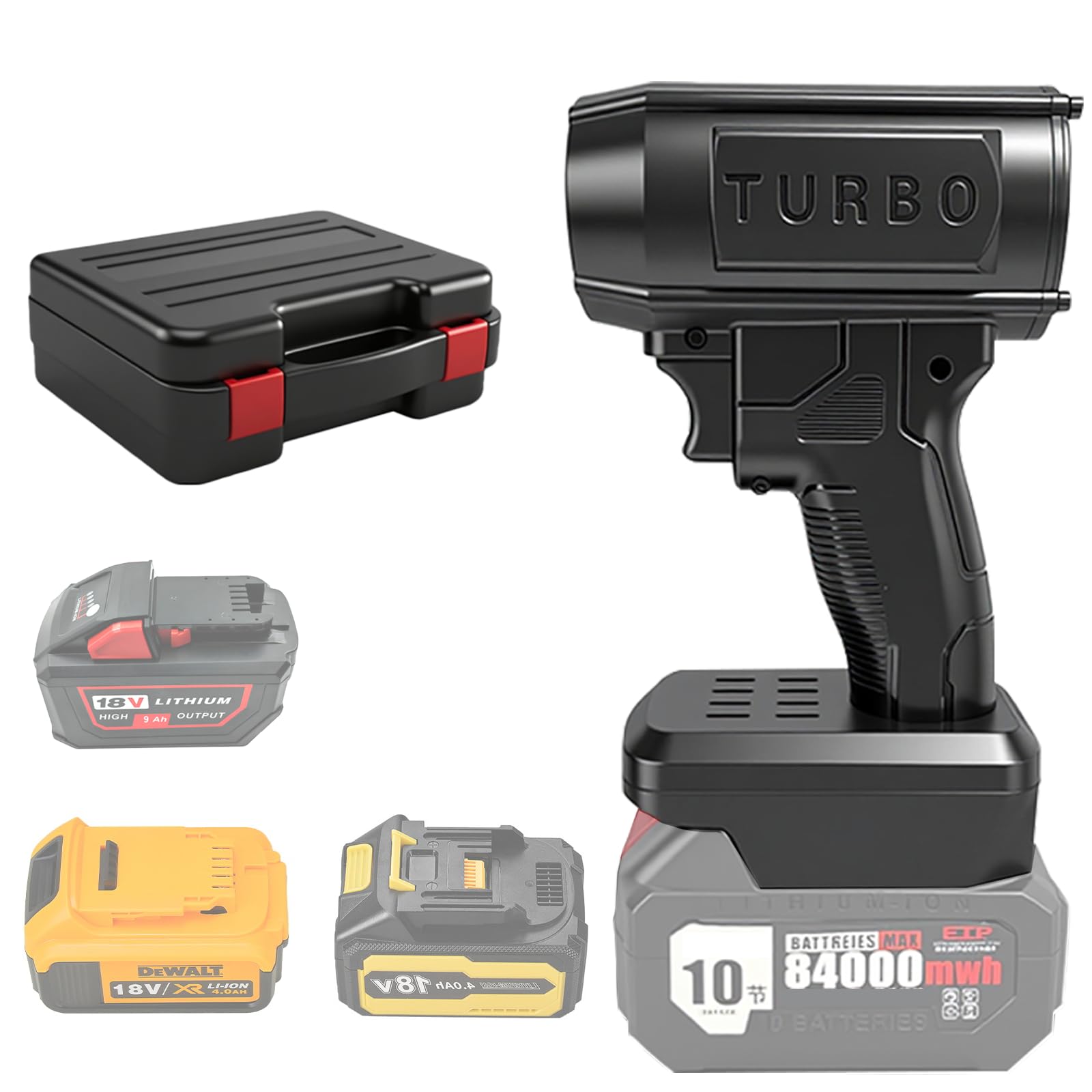 Cordless Leaf Blower, 150000RPM Turbo 200MPH Handheld Leaf Blower