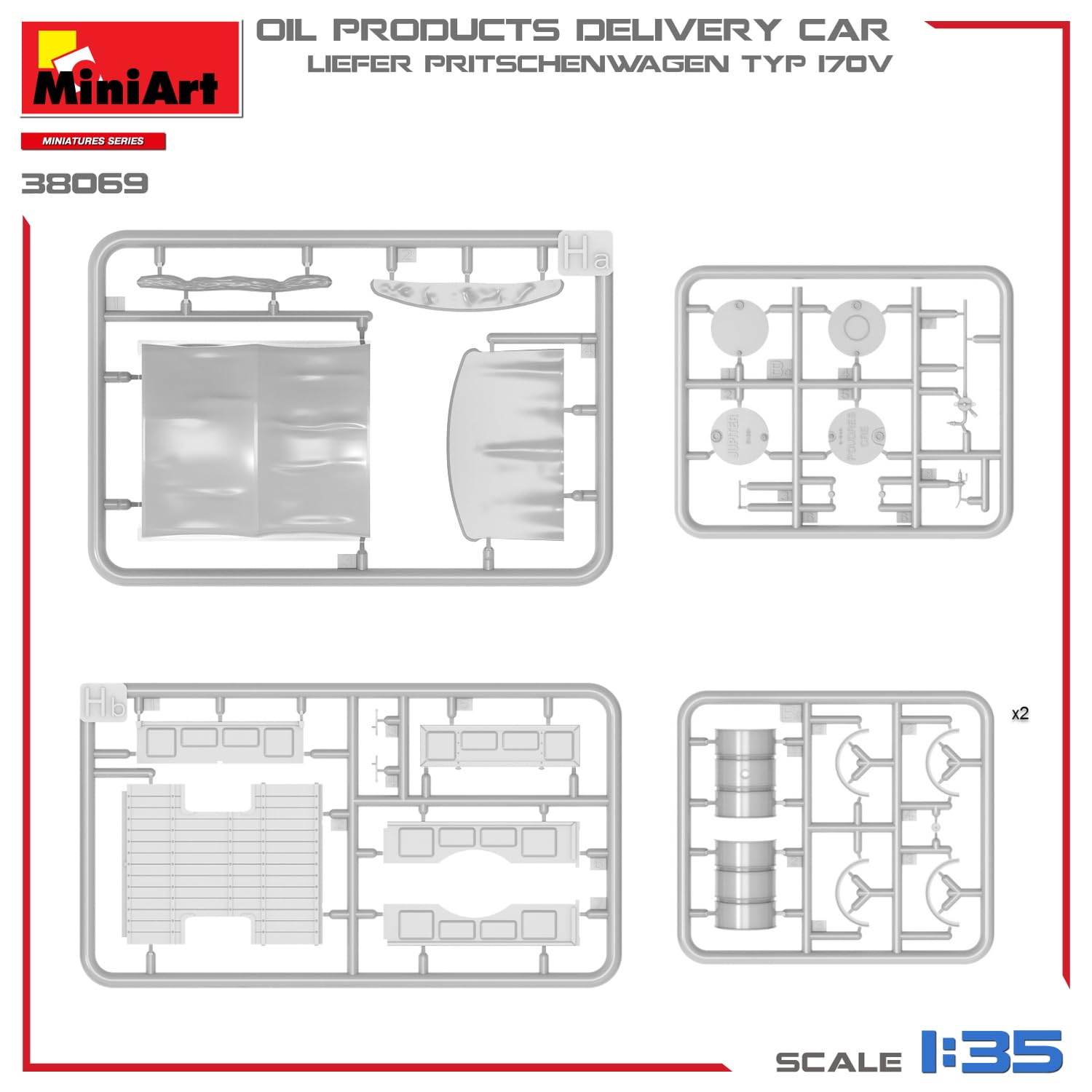 MiniArt - 1/35 LIEFER PRITSCHENWAGEN T.170V Oil Delivery Car (2/24) *